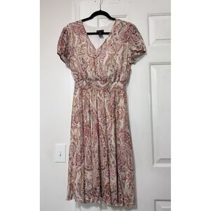 Elegant Paisley Maxi Dress